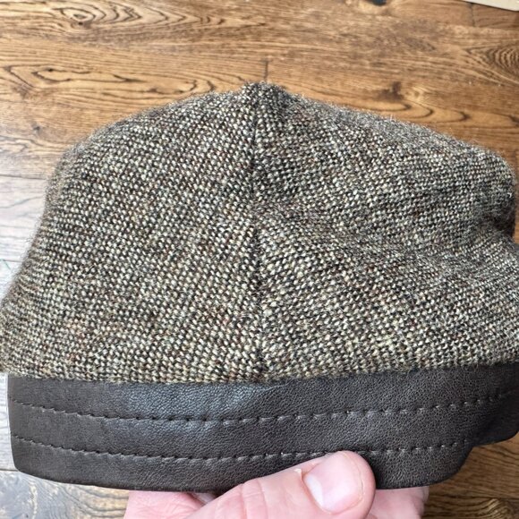 Carl Gross Flat Cap 100% Virgin Wool Made in Germany Newsboy Tweed Golf Preppy - Picture 9 of 11